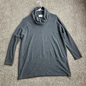 Anthropologie Saturday Sunday NWT Gray Cowl Neck Sweater Size Small